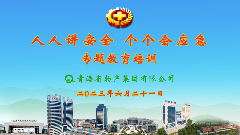 提高安全管理水平 落實(shí)全員安全責(zé)任——集團(tuán)安委會(huì)舉辦2023年“人人講安全，個(gè)個(gè)會(huì)應(yīng)急”專(zhuān)題教育培訓(xùn)